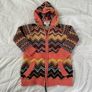 Missoni for Target 2T zipper hoodie stripes